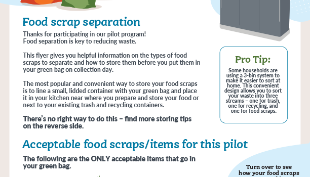 Woodbury Food Scraps Flyer